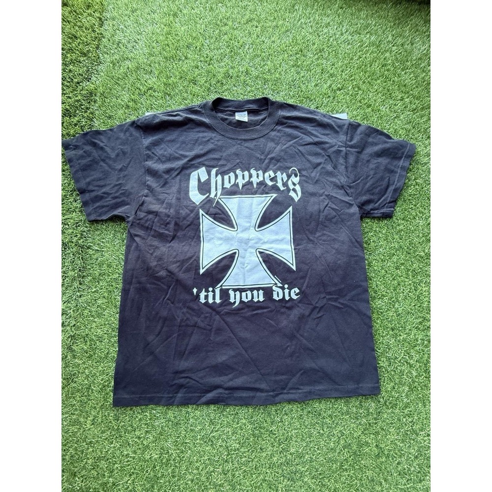 Vintage Y2K Choppers Till You Die 2001 Size XL